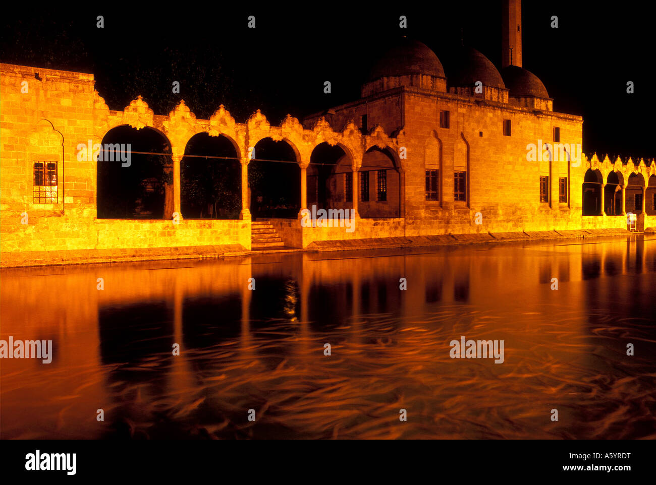 Halil ur Rahman Mosque Balikli Gol Urfa Turkey Stock Photo