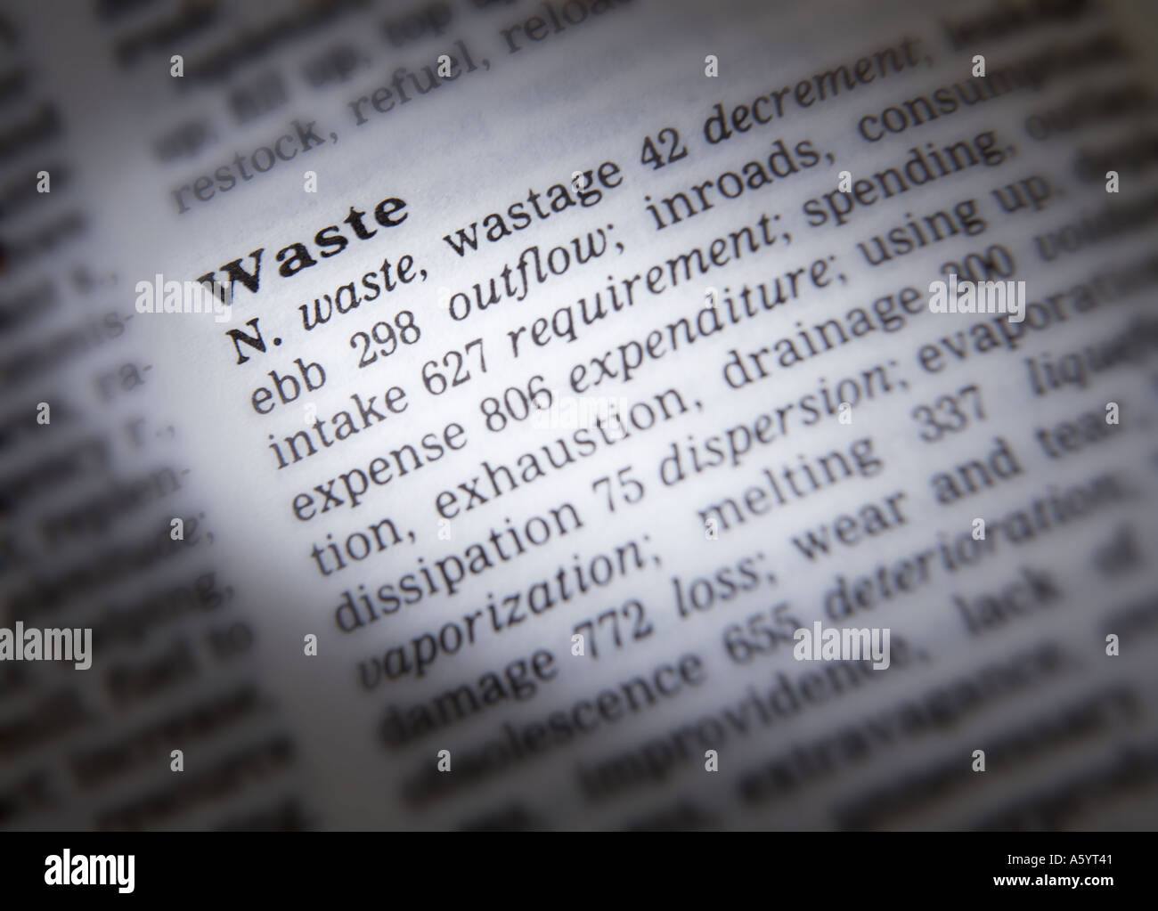 Word waste hires stock photography and images Alamy