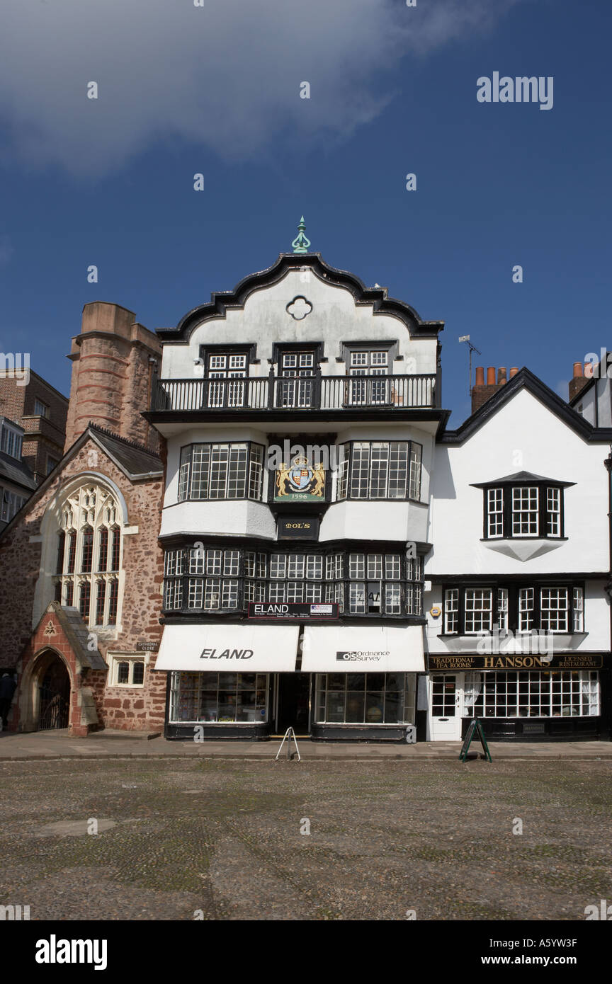 MOLLS COFFEE SHOP CATHEDRAL YARD SQUARE CLOSE EXETER Stock Photo Alamy