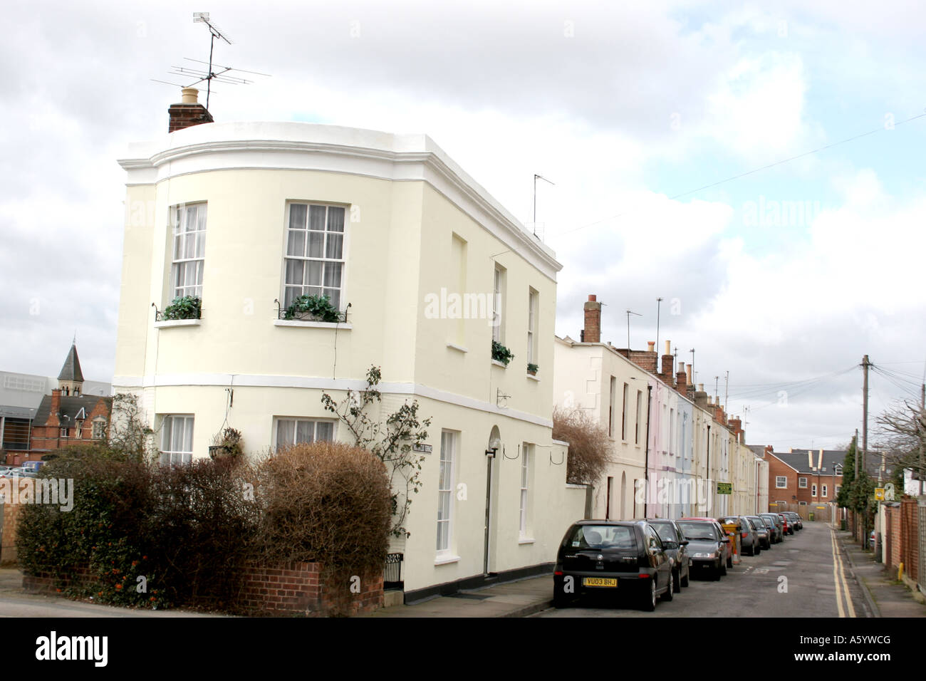 Houses in Cheltenham Gloucestershire Stock Photo Alamy