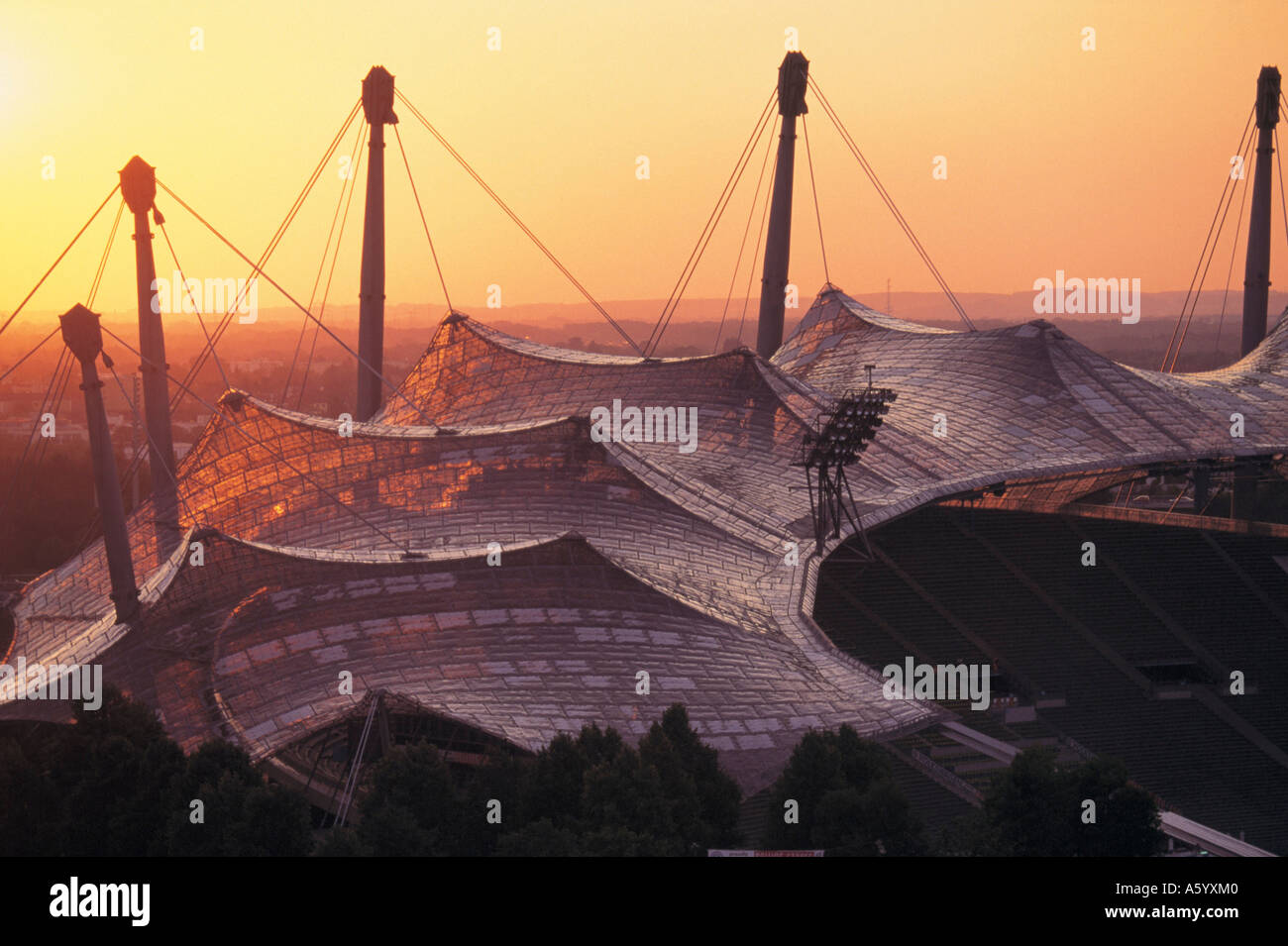 Olympic stadium roof hi-res stock photography and images - Alamy