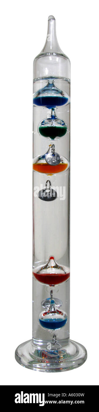 https://c8.alamy.com/comp/A6030W/galileo-thermometer-showing-72-the-lowest-weight-of-the-top-set-of-A6030W.jpg