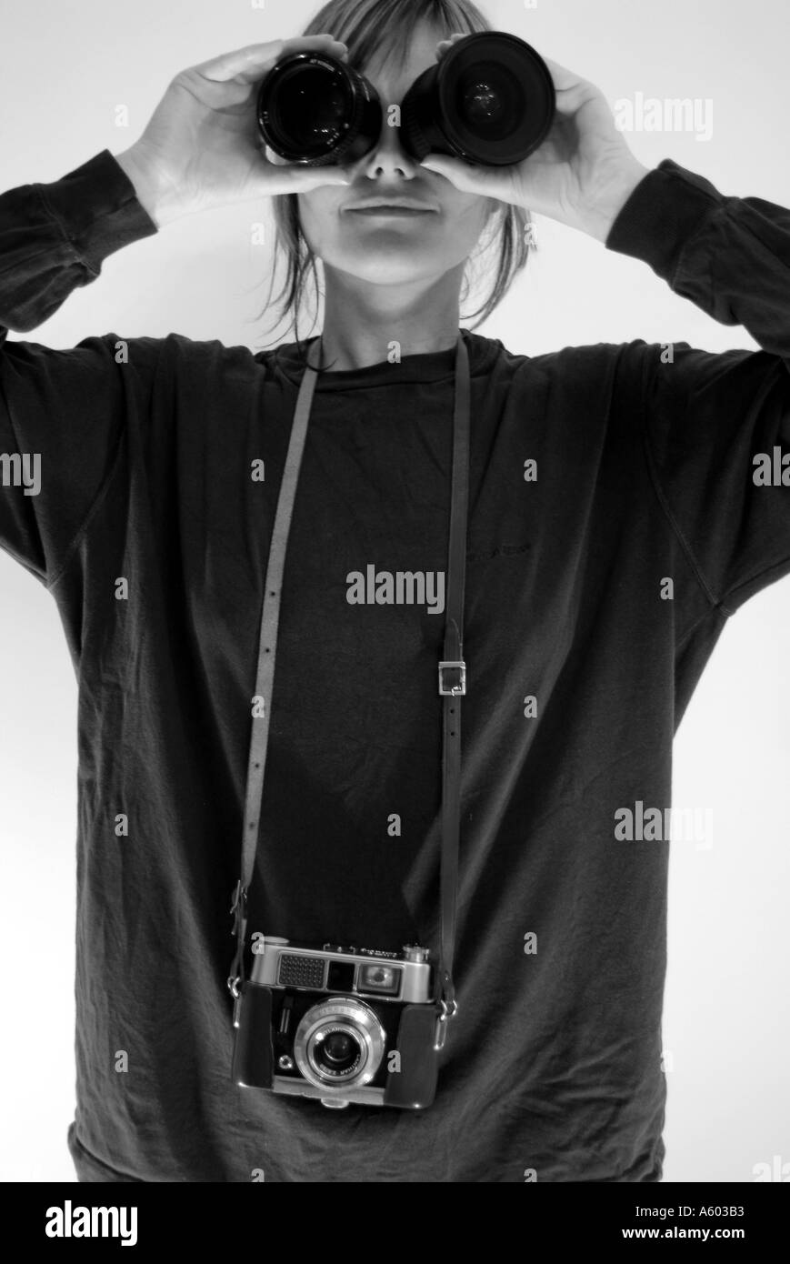 Female lenses Black and White Stock Photos & Images - Alamy
