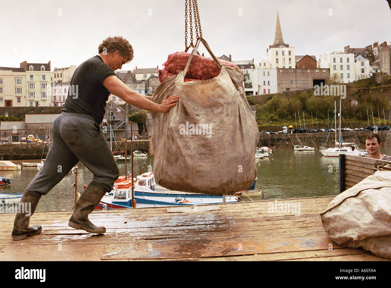 Loading fish lorry hi-res stock photography and images - Alamy
