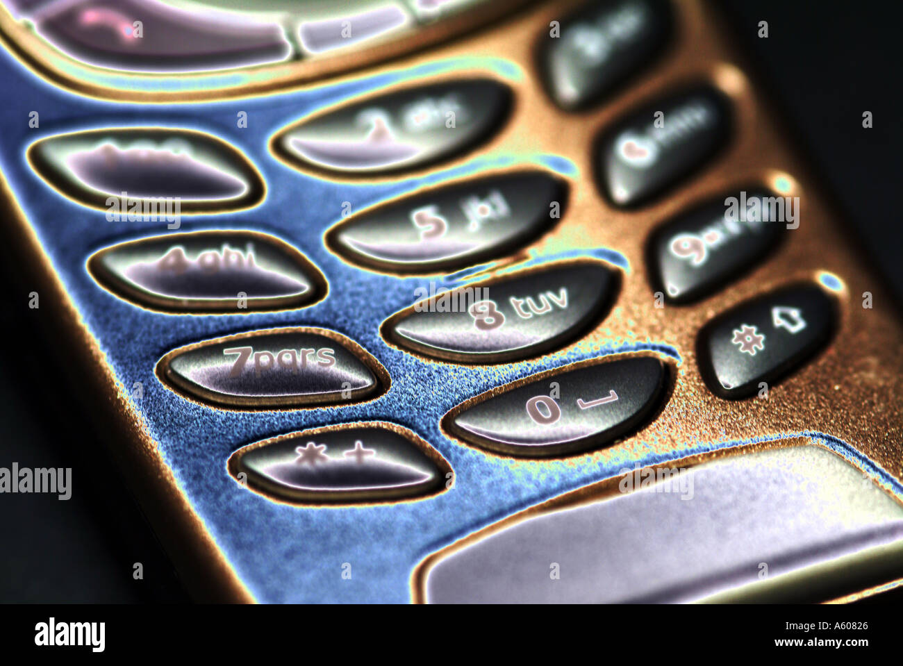 Mobile phone keypad Stock Photo Alamy