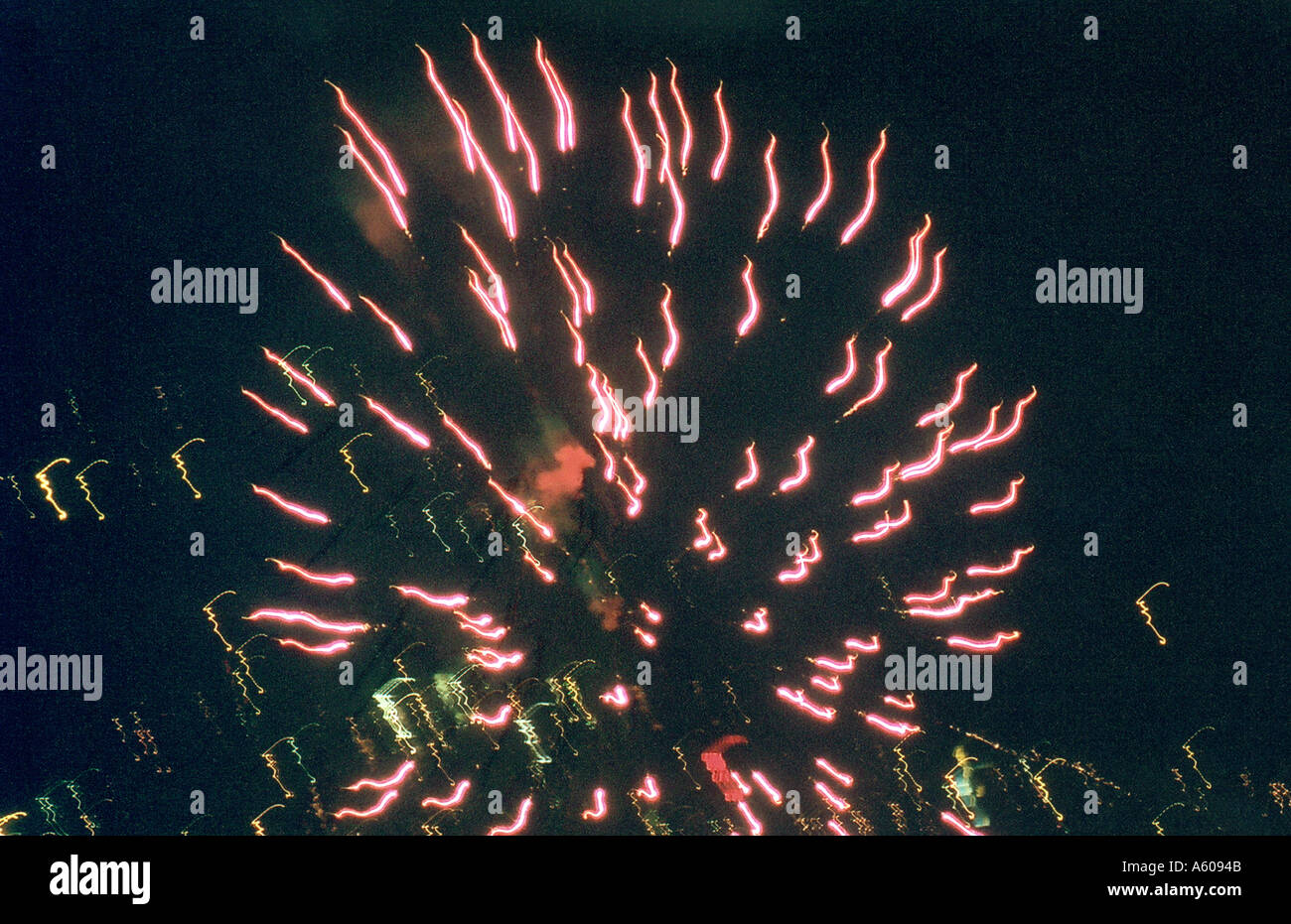 fireworks beirut sky lebanon Stock Photo Alamy