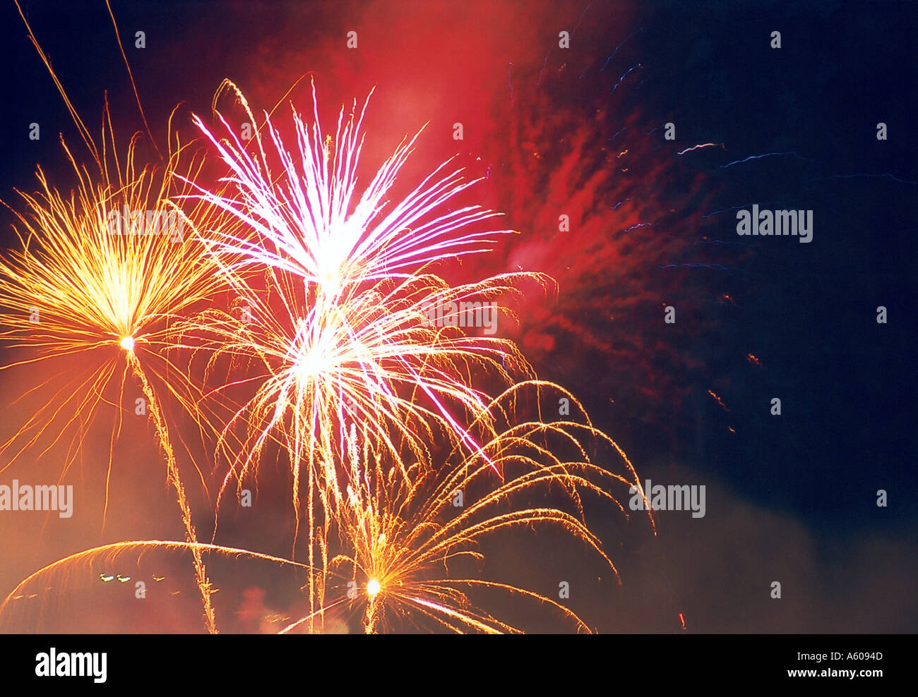 fireworks beirut sky lebanon Stock Photo Alamy