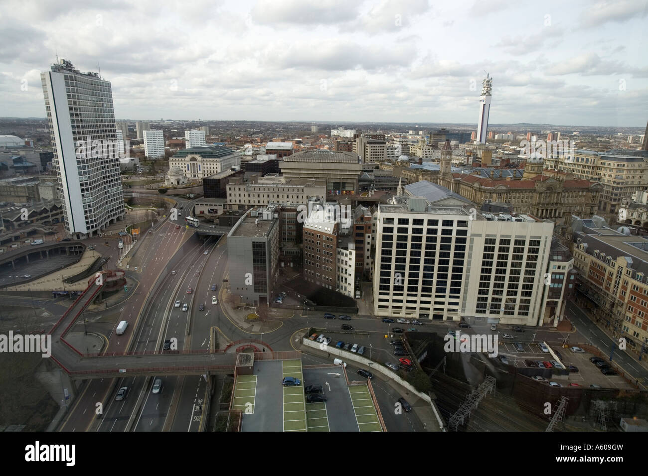 Views of Birmingham City Centre from the new Orion Building West