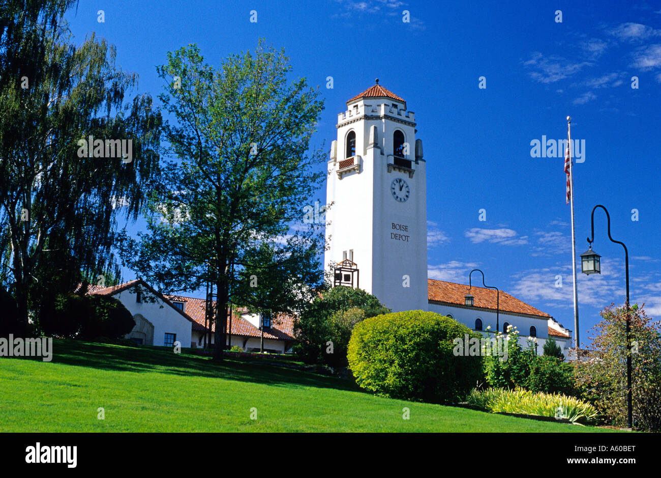 The Boise Depot in Boise Idaho Stock Photo Alamy