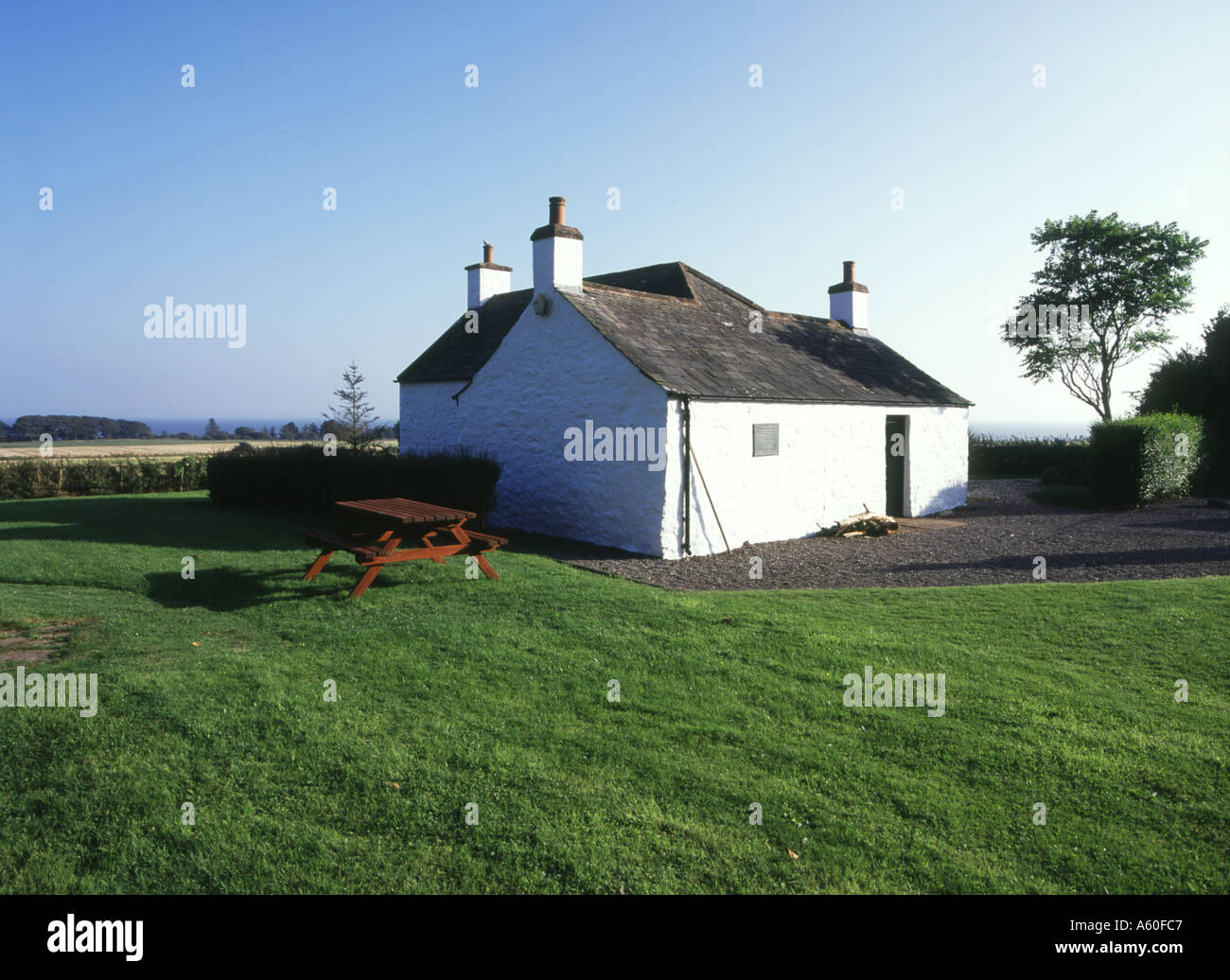 dh ARBIGLAND KIRKBEAN DUMFRIES John Paul Jones birthplace founder of American Navy gardeners cottage Stock Photo