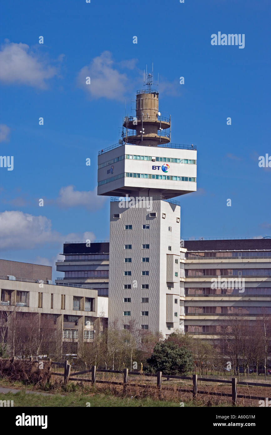 The BT Tower at Martlesham, Suffolk Stock Photo Alamy