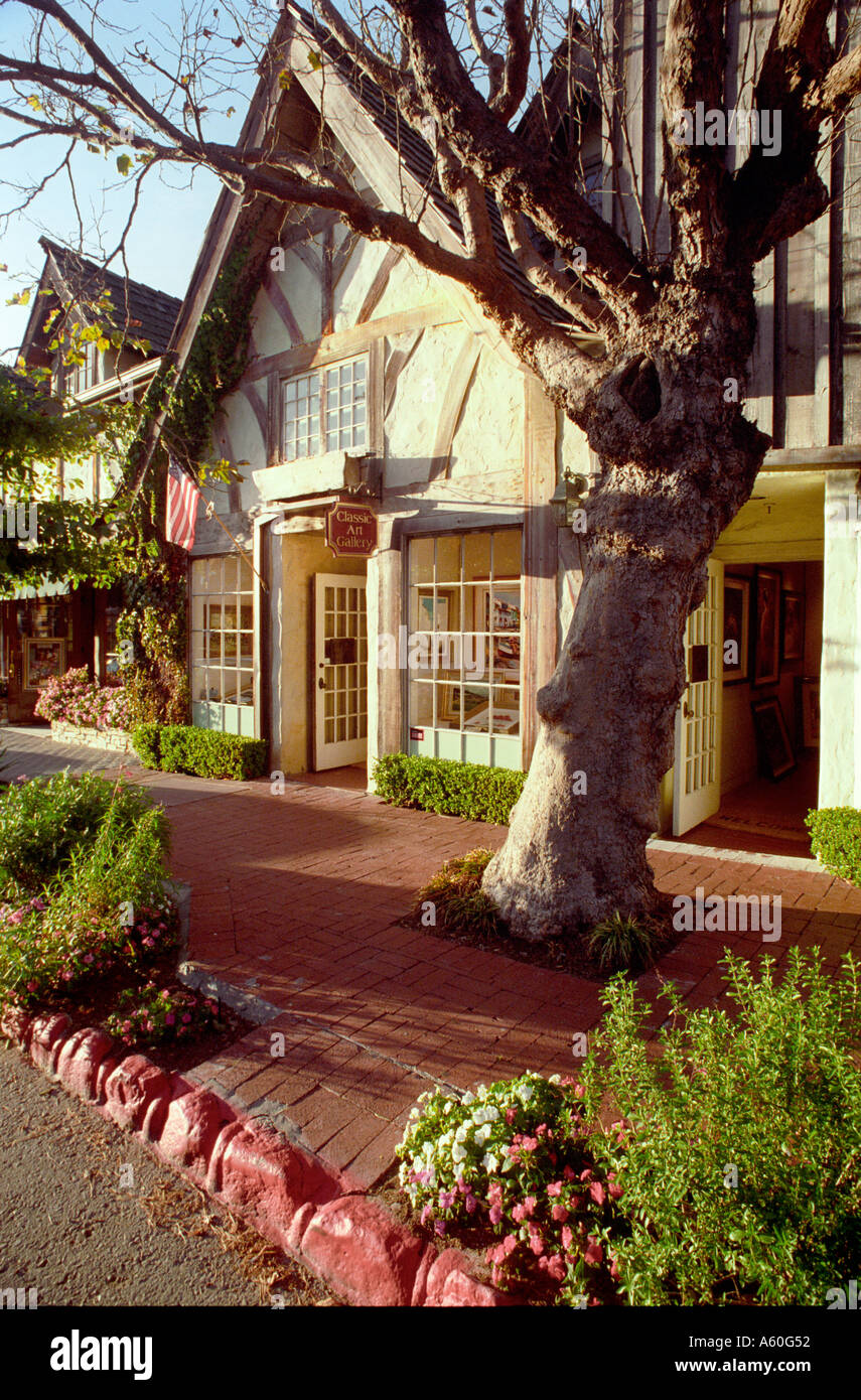 Art gallery in Carmel California USA Stock Photo Alamy