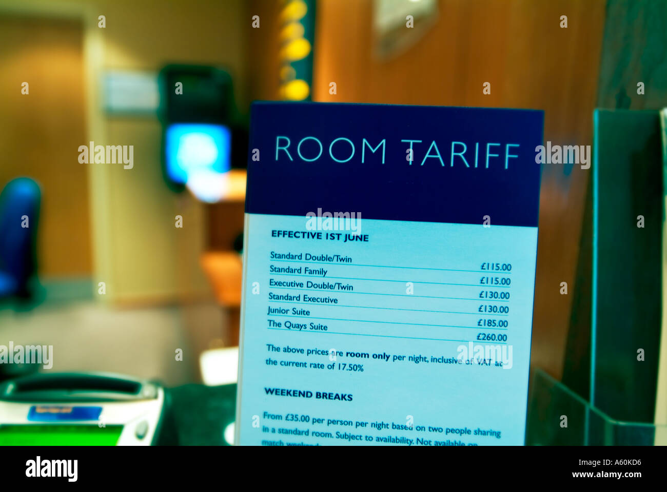 hotel-room-tariff-stock-photo-alamy