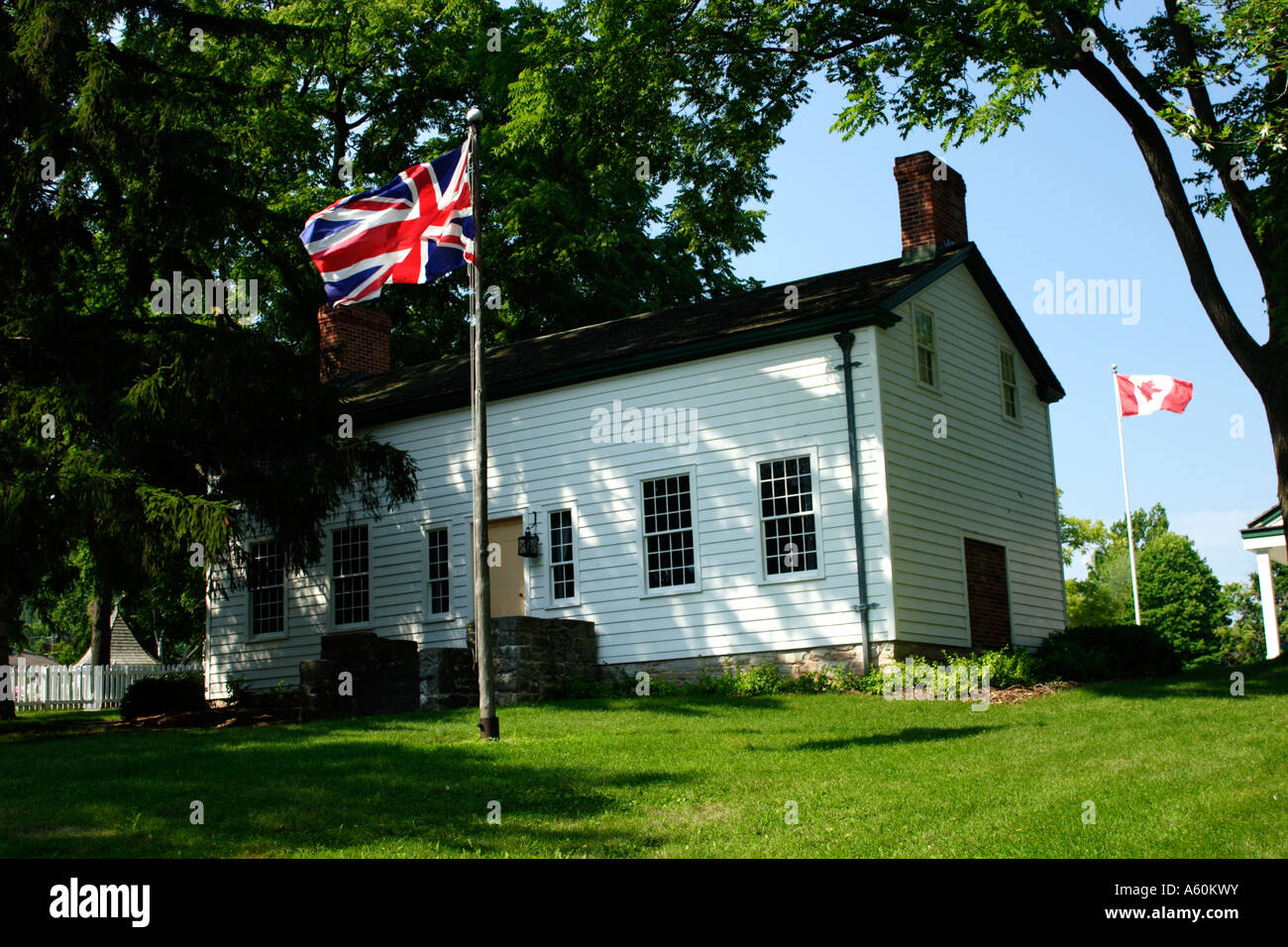 The Laura Secord Homestead Queenston Ontario Canada Stock Photo Alamy