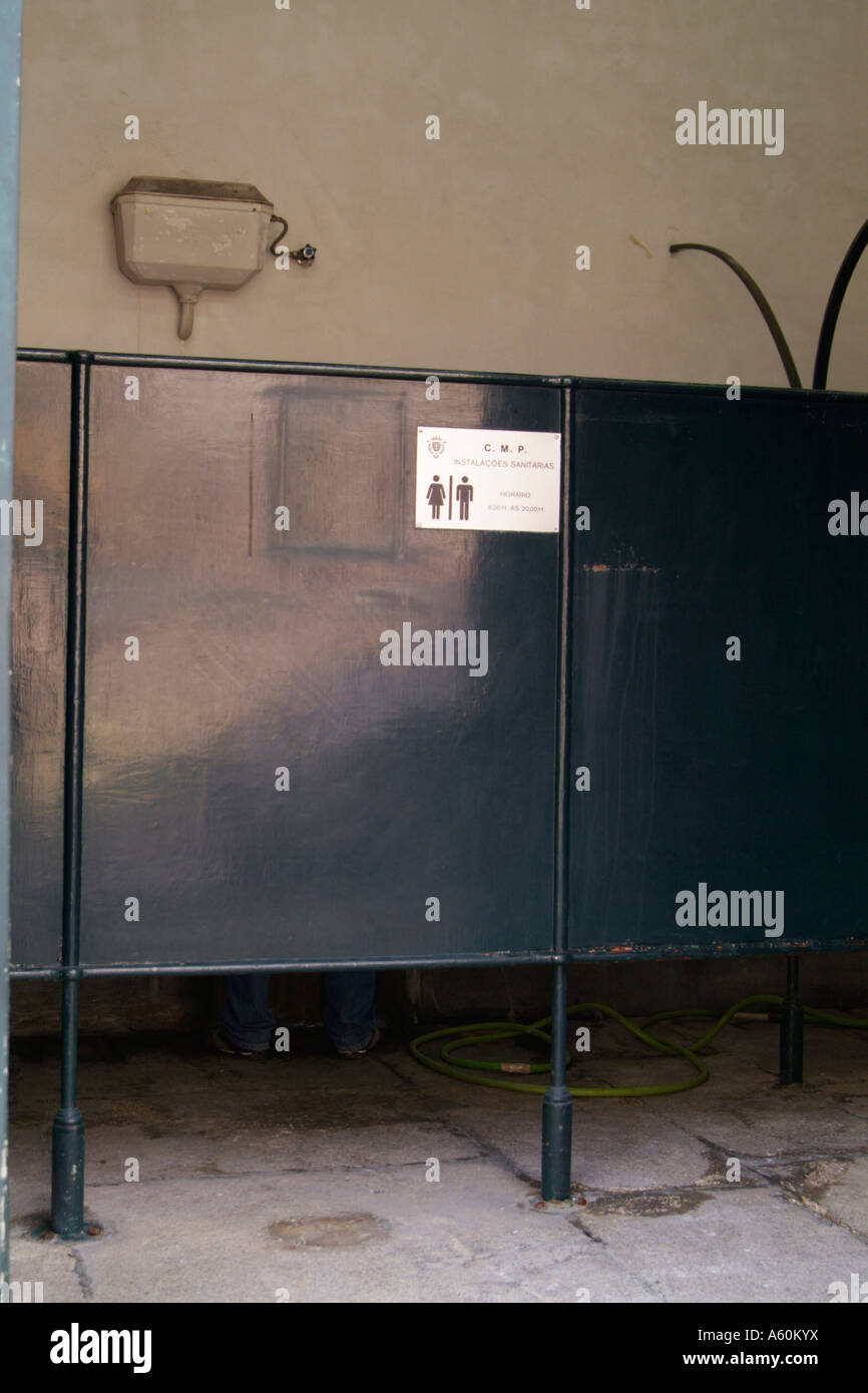 Old fashion public toilet for men in Porto, Portugal Stock Photo Alamy