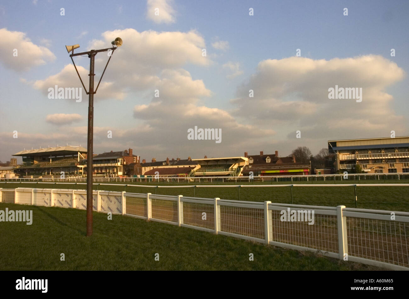 Warwick racecourse  Stock Photo