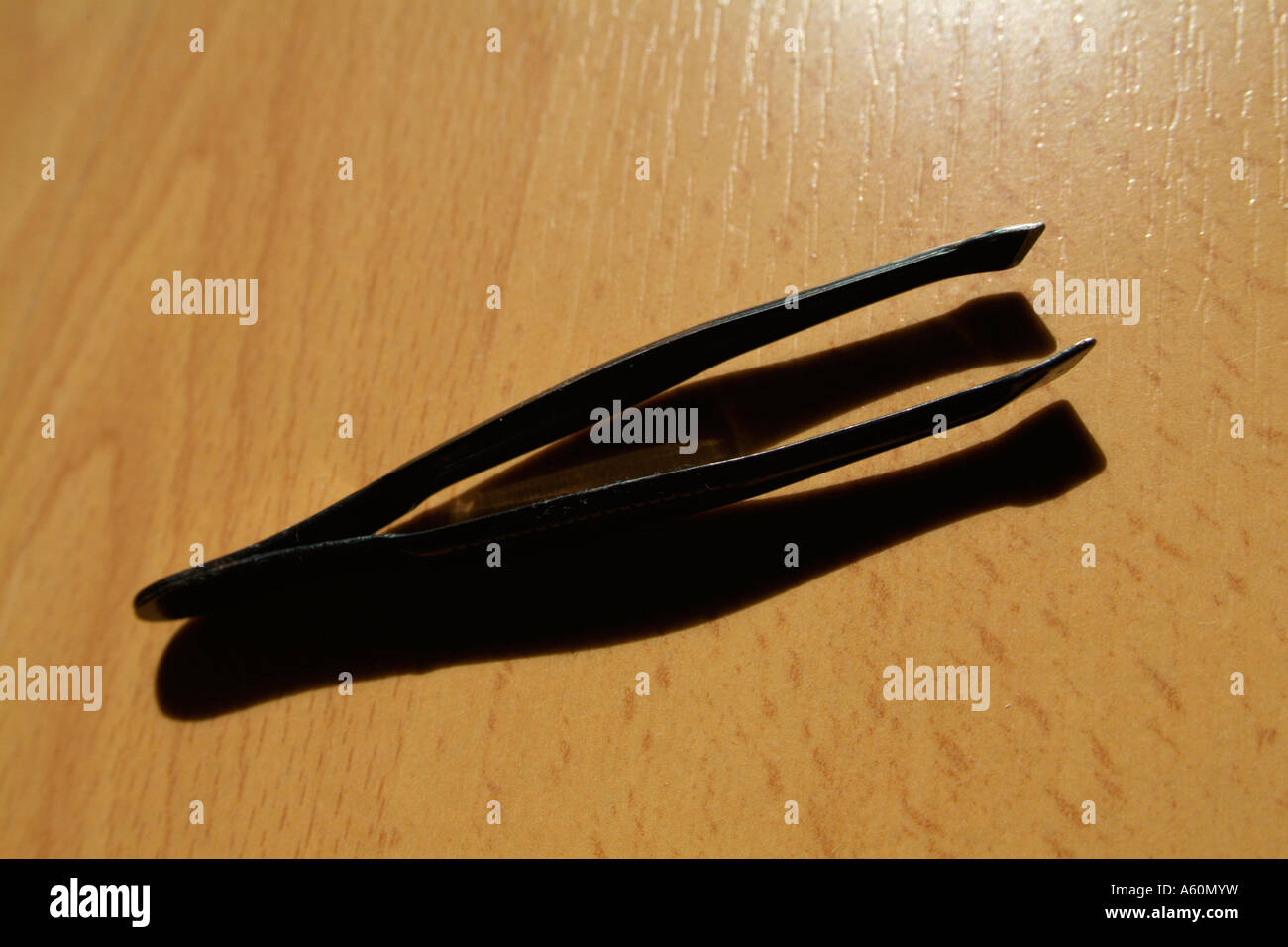 Pair of Tweezers Stock Photo Alamy