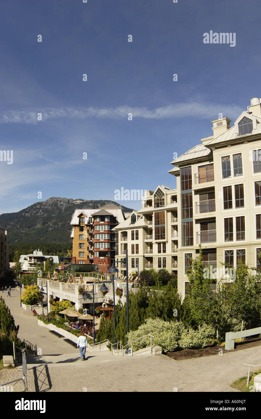Whistler Village, Canada Stock Photo Alamy