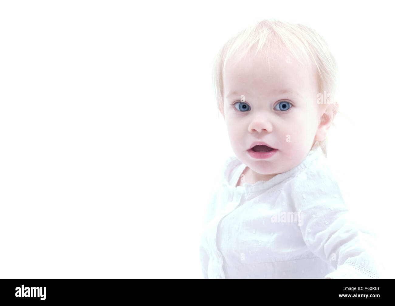 Blue Eyed Baby Stock Photo Alamy