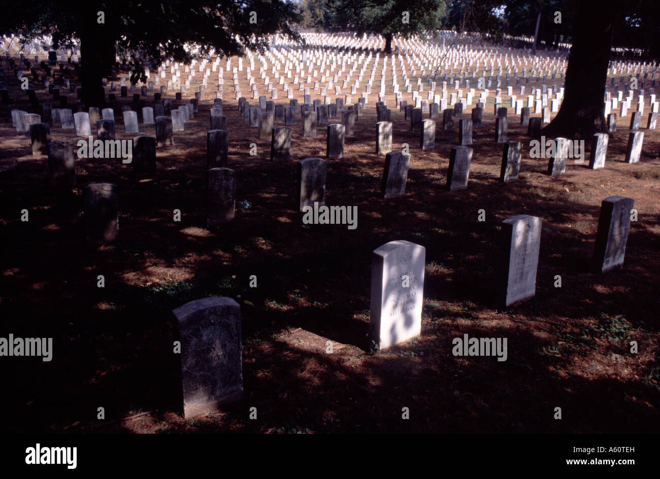 National Cemetery, Washington, D.C. Stock Photo