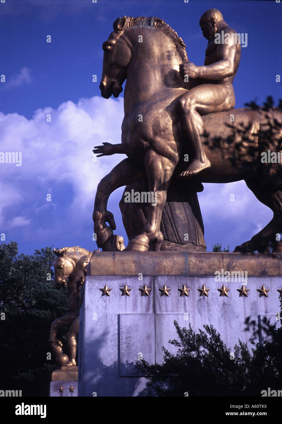 Arts of War Statues, Washington D.C. Stock Photo