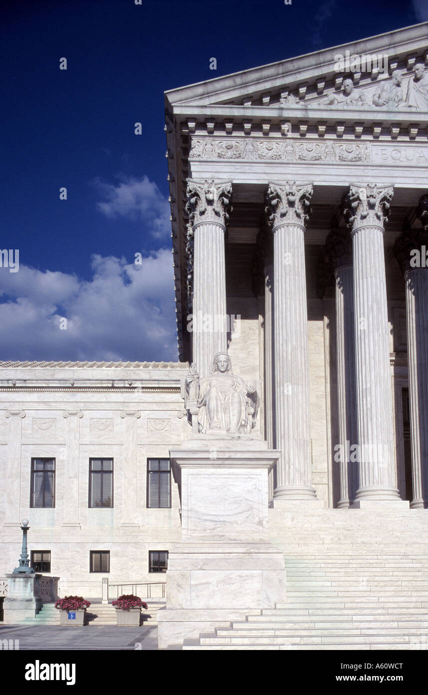 Supreme Court building, Washington D.C. Stock Photo