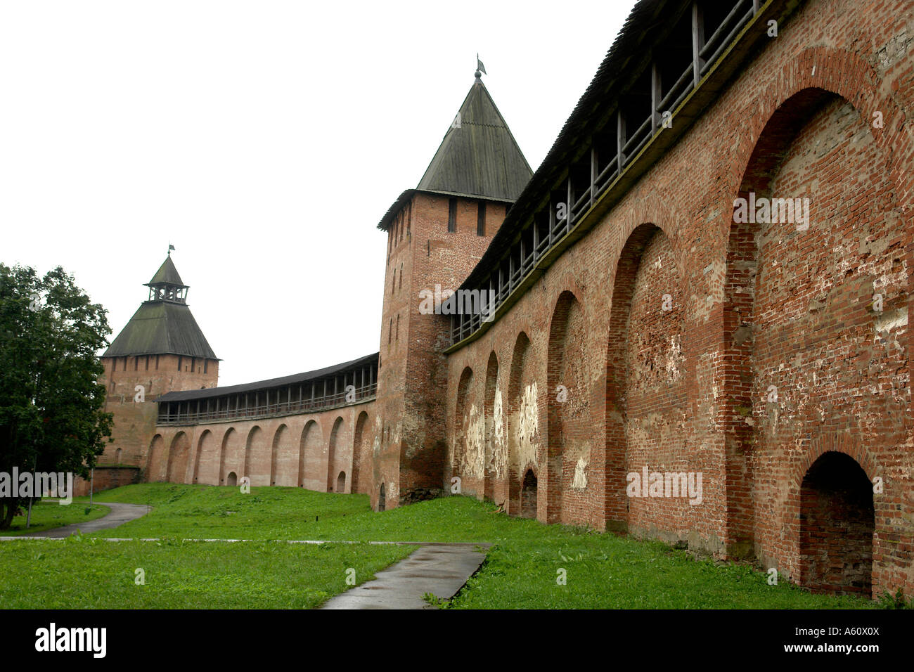 Painet jj1921 russia kremlin veliky novgorod 20060801 2 architecture europe eastern fortification country developing nation Stock Photo