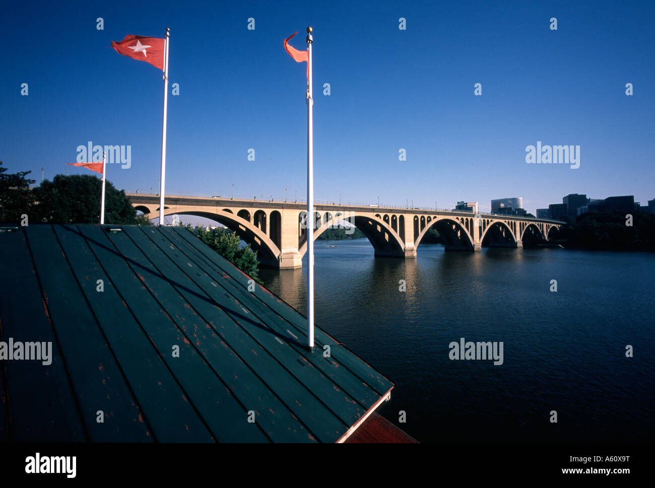 Key Bridge, Washington D.C. Stock Photo