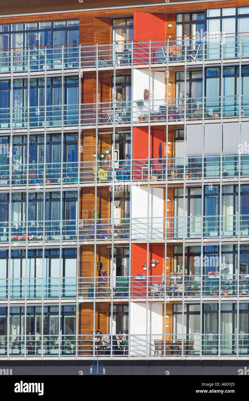 Modern appartment building. Gothenburg, Sweden Stock Photo