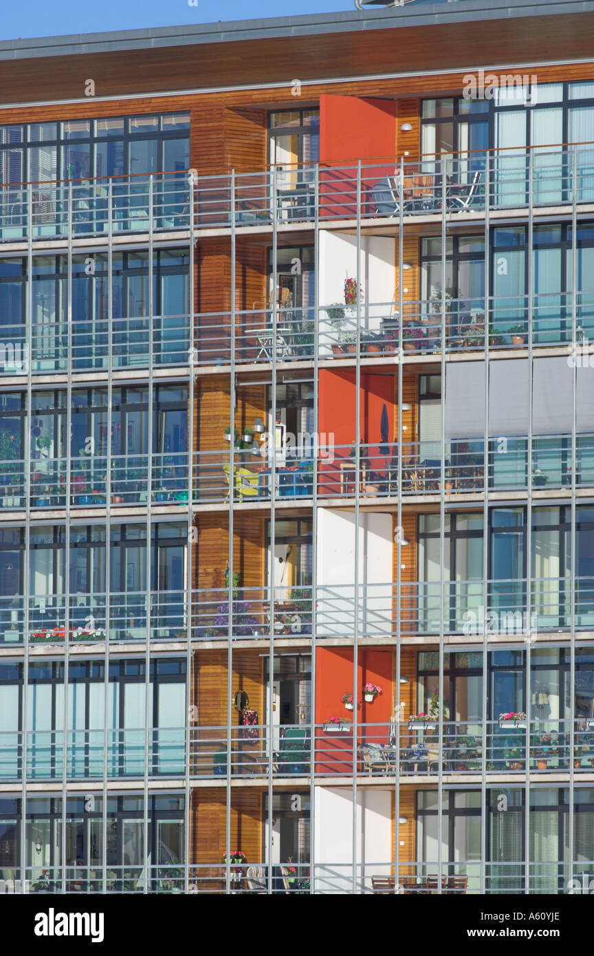 Modern appartment building. Gothenburg, Sweden Stock Photo