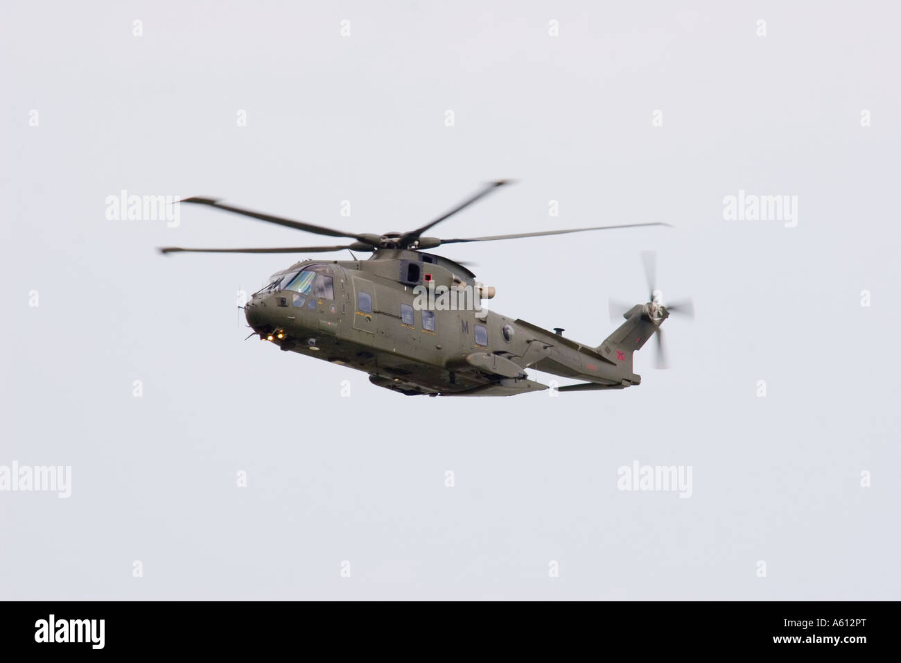 ZJ128 Royal Air Force Agusta Westland EH1 EH 101 Merlin HC3 Mk 411 support helicopter Stock Photo