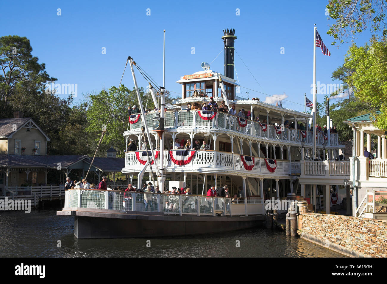 Liberty Belle Paddle Steamer, Liberty Square Riverboat, Magic Kingdom