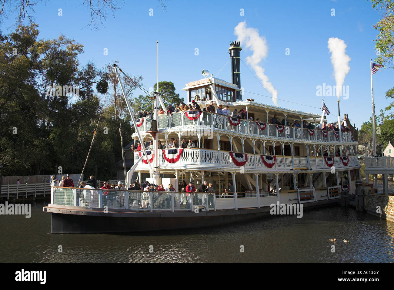 Liberty Belle Paddle Steamer, Liberty Square Riverboat, Magic Kingdom