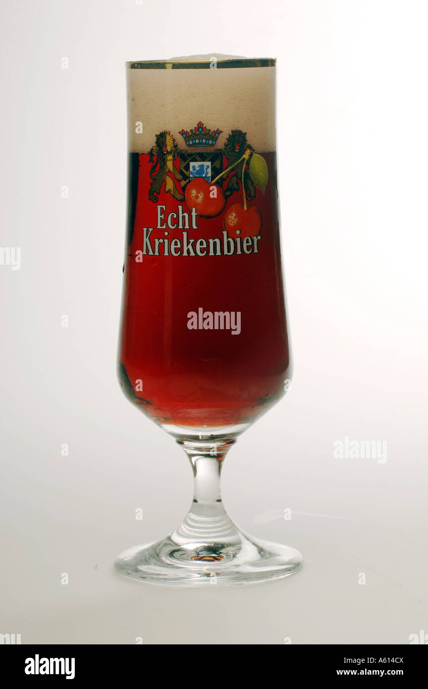 Kriek beer glass hi-res stock photography and images - Alamy