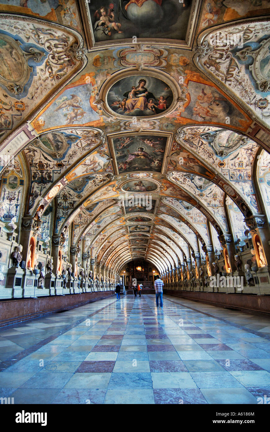 Antiquarium, Residenz, Munich, Bavaria, Germany Stock Photo