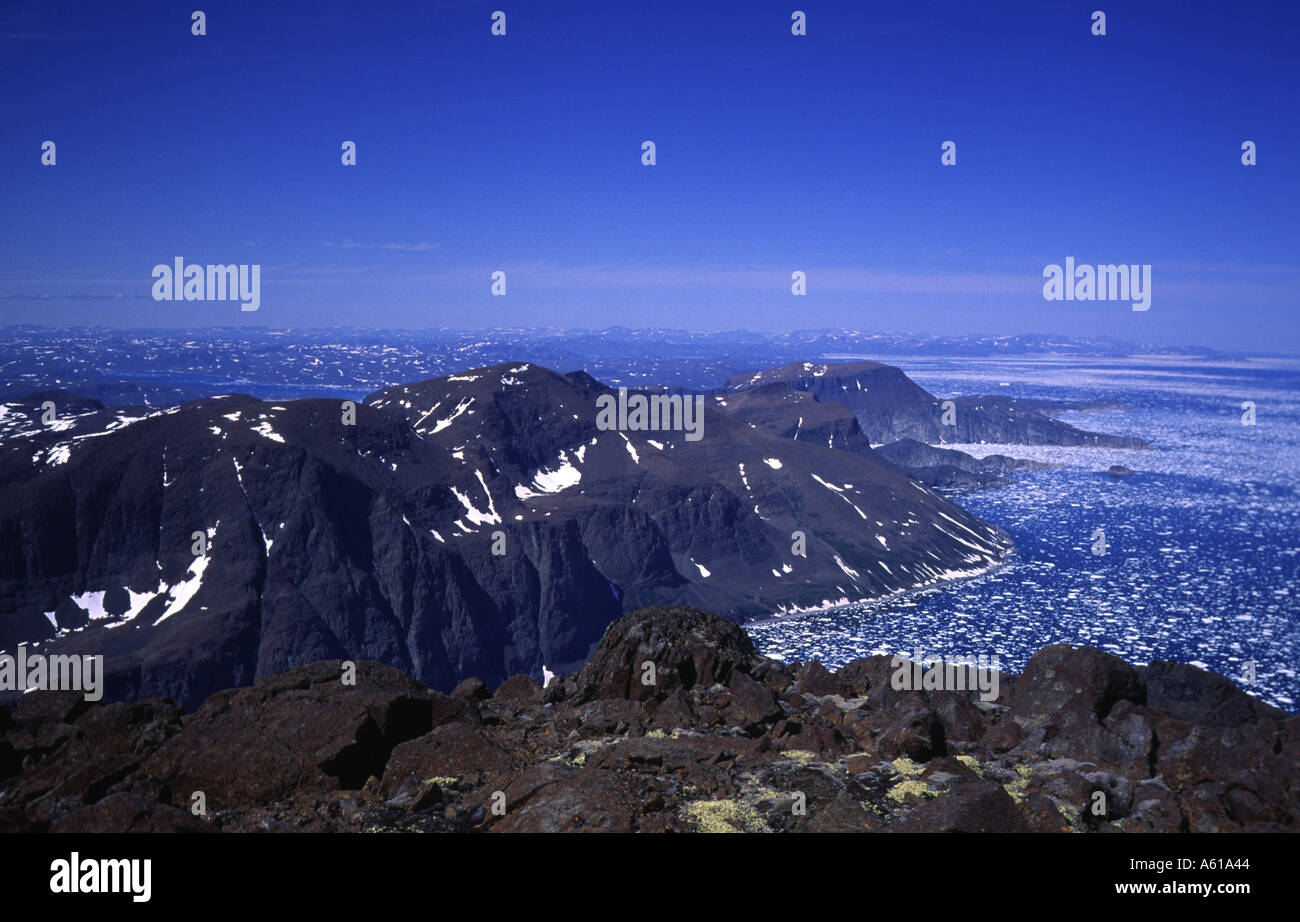 Labrador Sea Nunavik Torngat Mountain Stock Photo Alamy