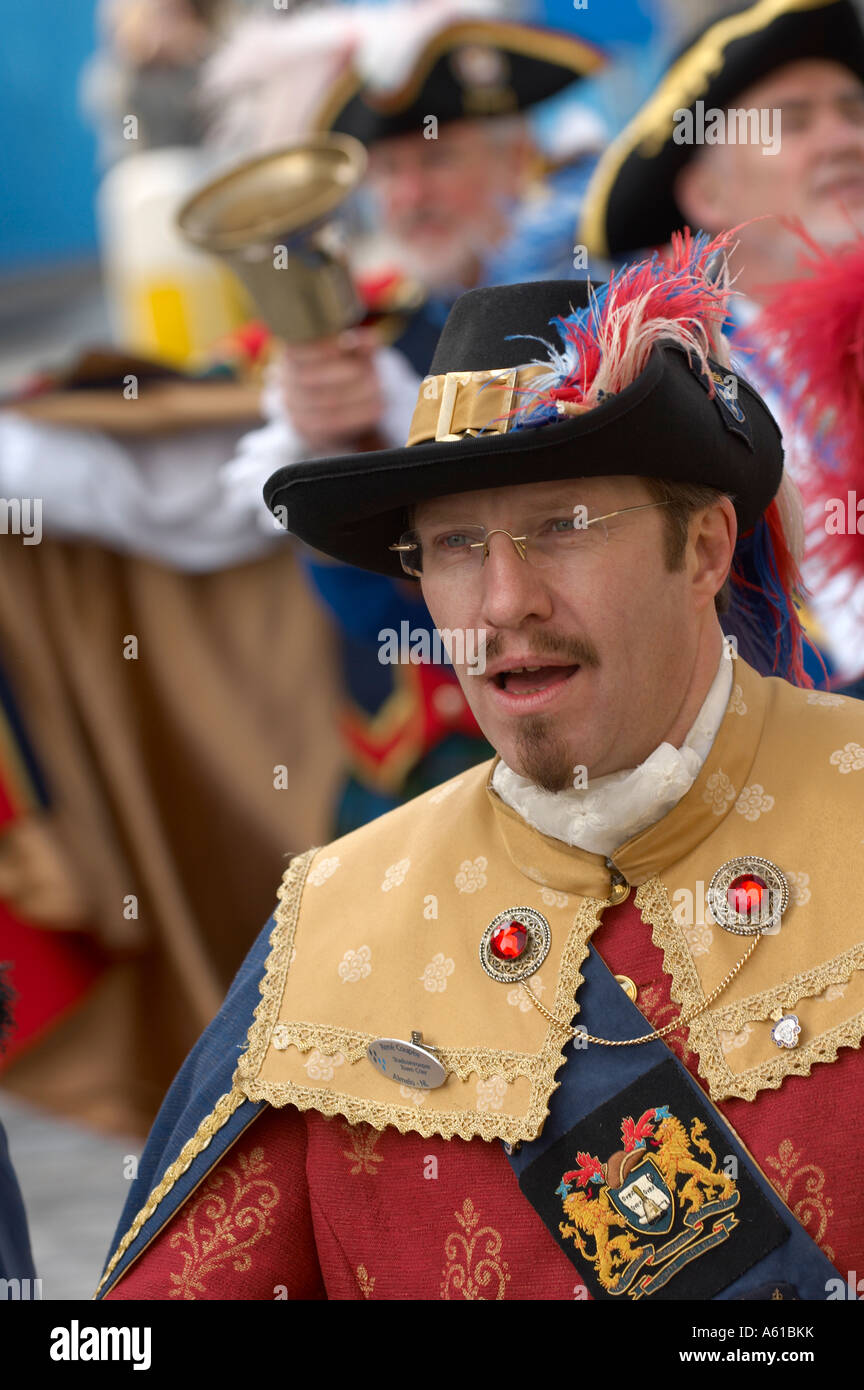 Fancy dress town crier hires stock photography and images Alamy