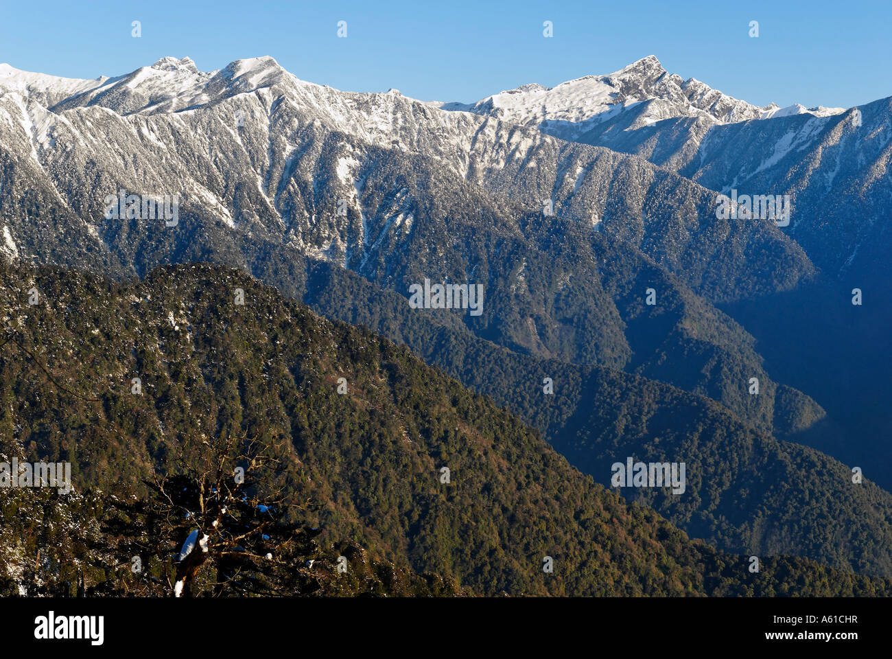 Mountains at Phon Kan Razi National Park, Kachin State, northern Myanmar Stock Photo Alamy