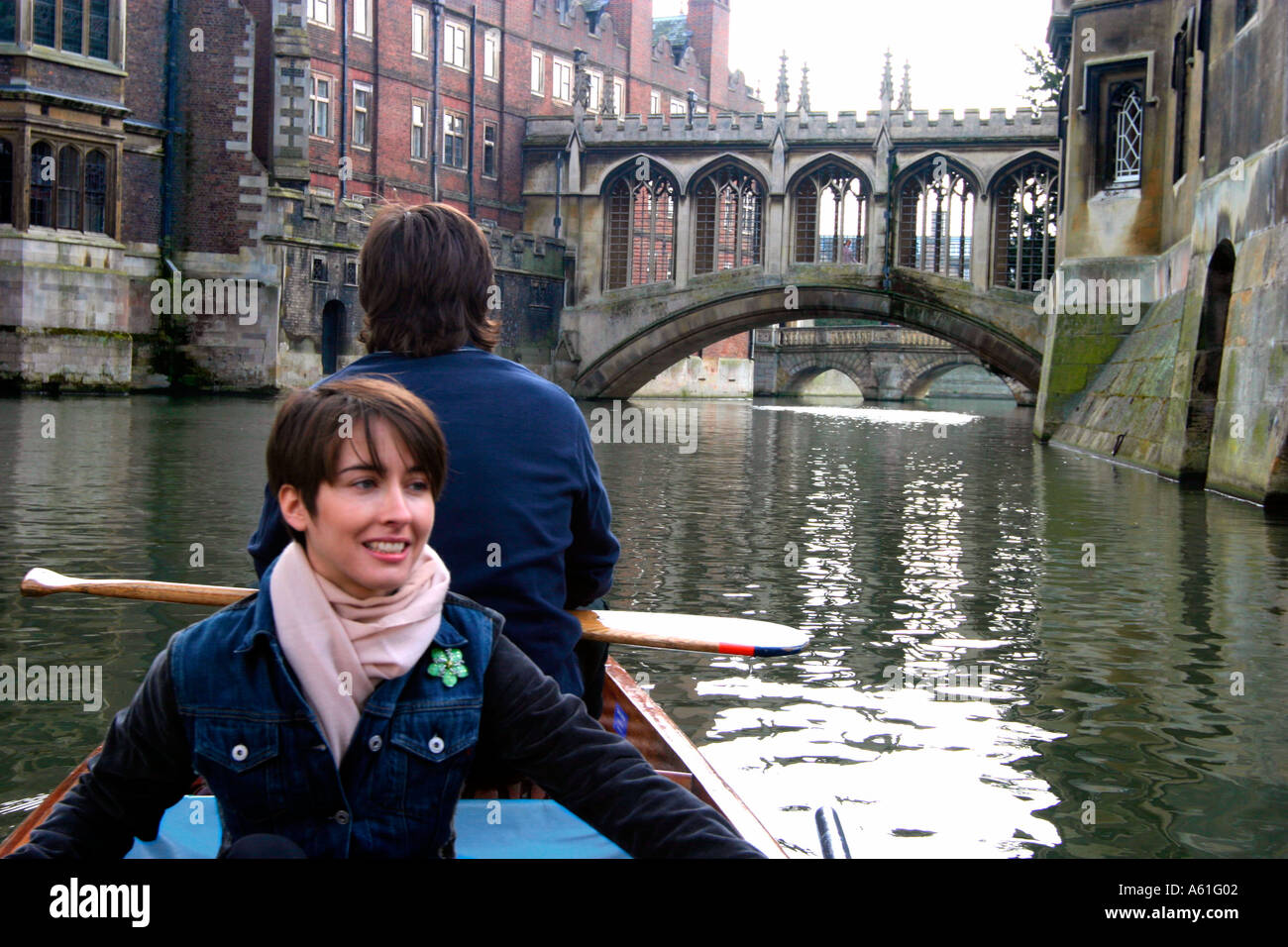 The Bridge Of Sighs St Johns College Cambridge Stock Photo