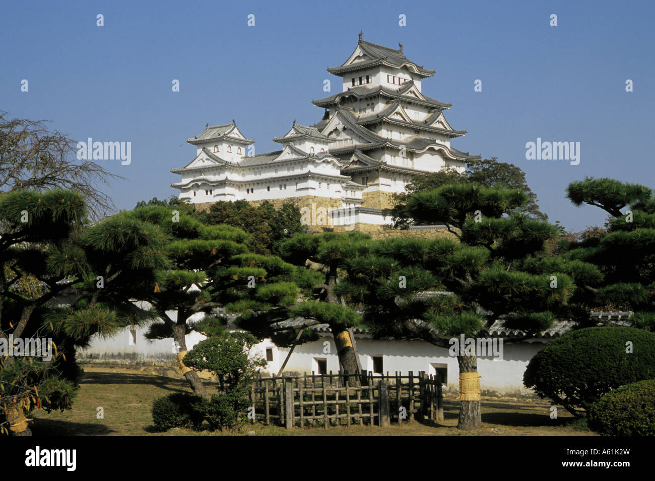 Japan Kansai Himeji Himeji jo White Egret Castle Stock Photo Alamy