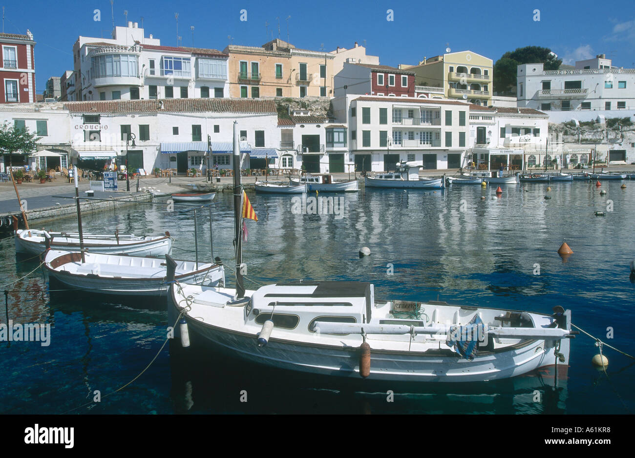 Harbour in es castell hi-res stock photography and images - Alamy