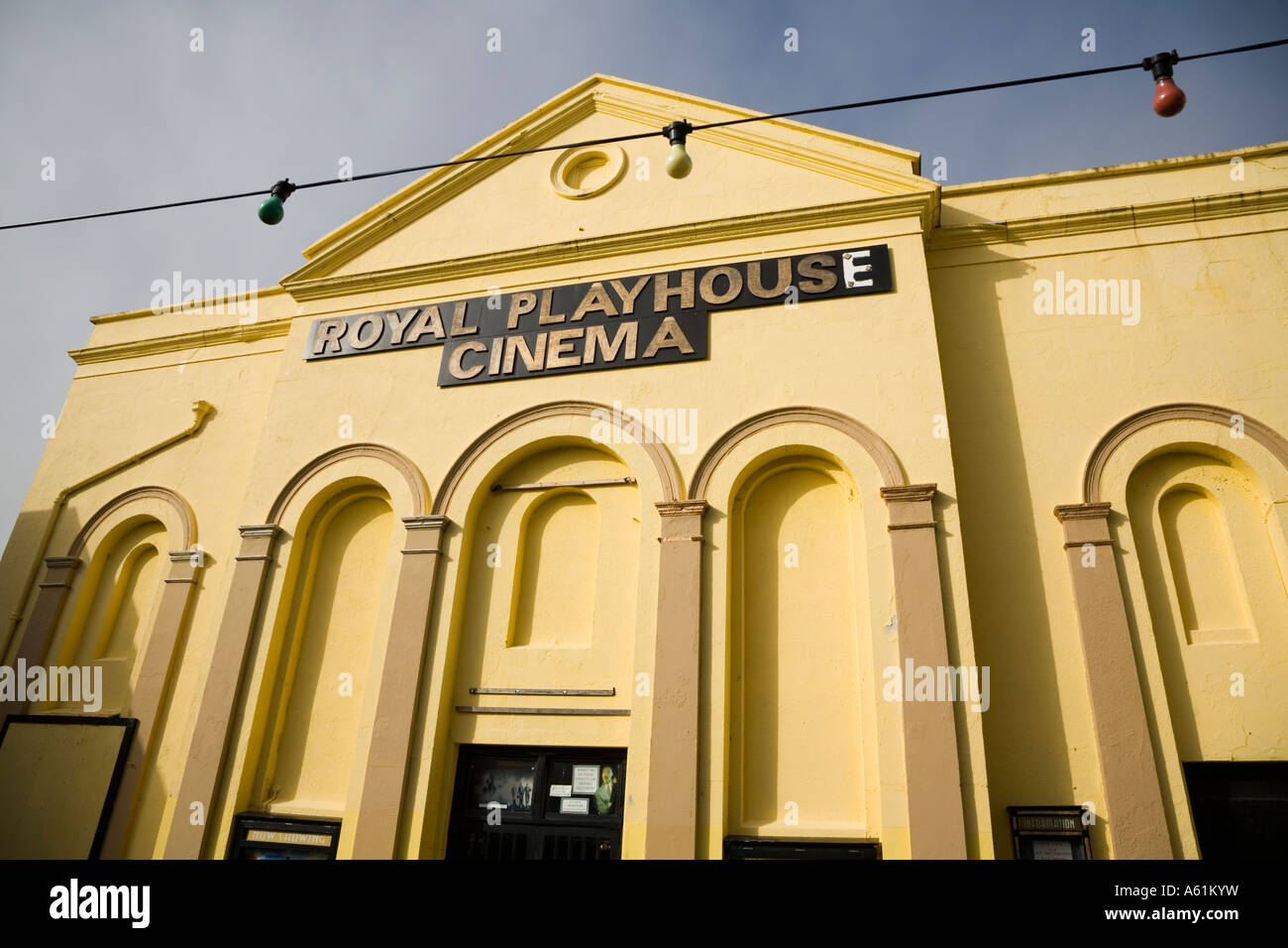 The Royal Playhouse cinema in Tenby Pembrokeshire Stock Photo Alamy