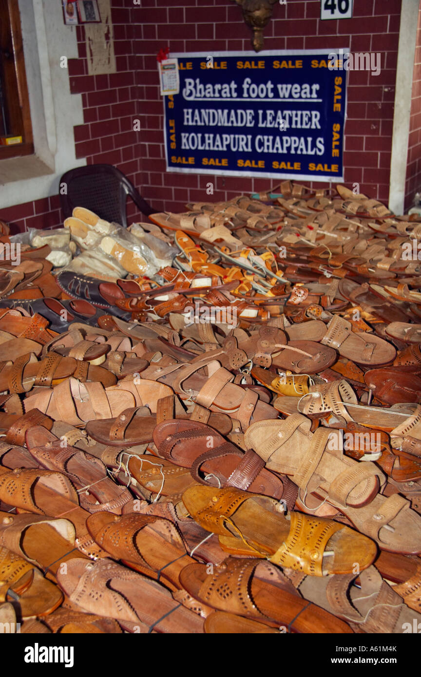 Bharat footwear for sale handmade leather Kolhapuri Chappals at