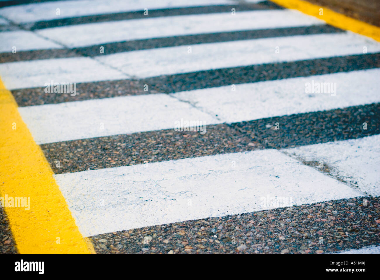 zebra crossing marks on the road Stock Photo - Alamy