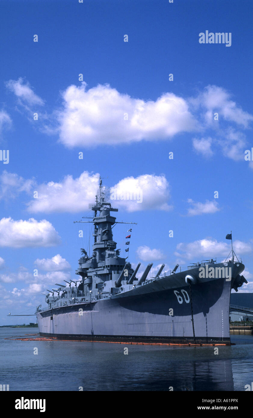Mobile Alabama at the Battleship Memorial Park the famous battleship USS Alabama ship on display
