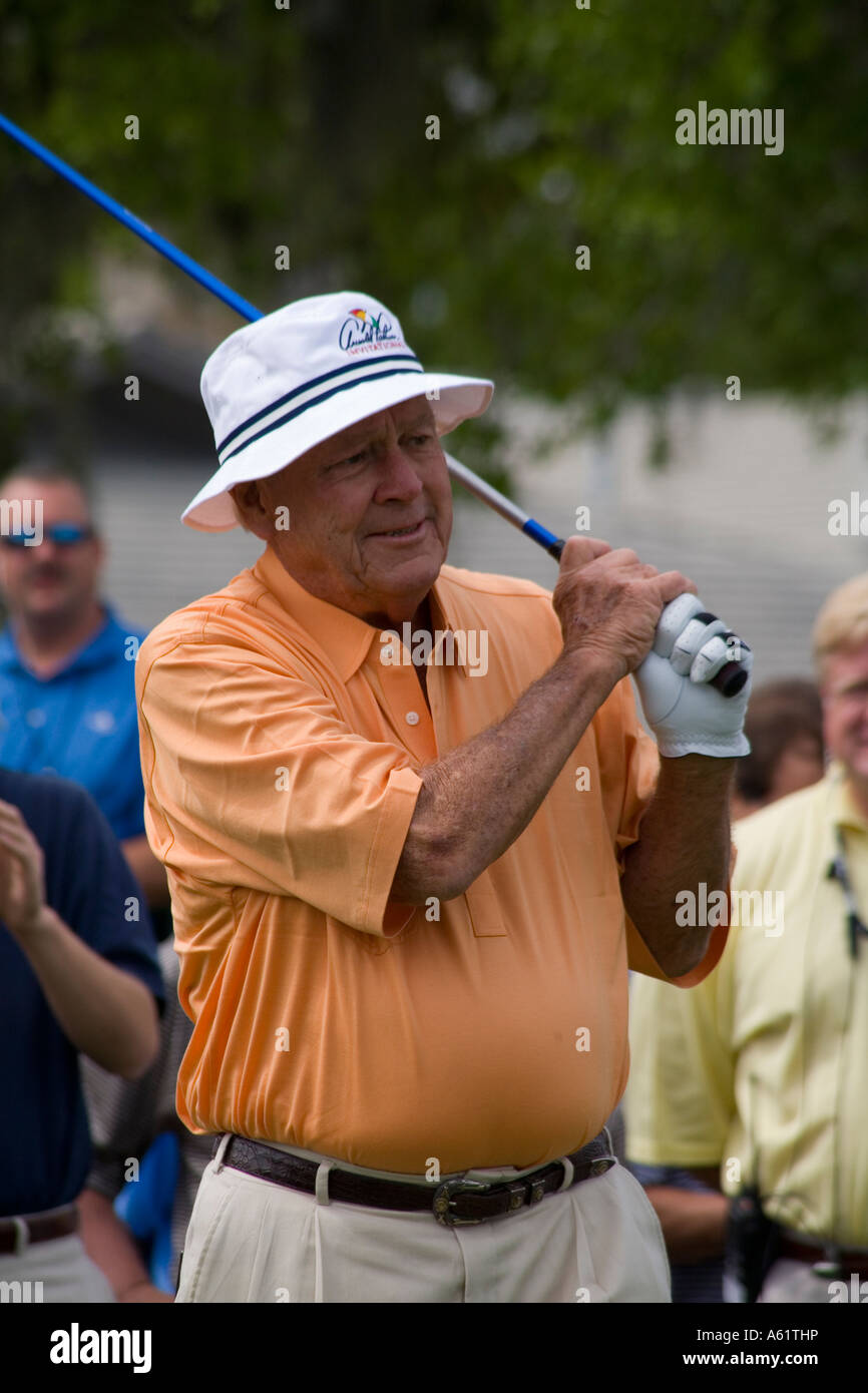 Arnold Palmer in his Bay Hill Invitational Golf Tournament Stock Photo