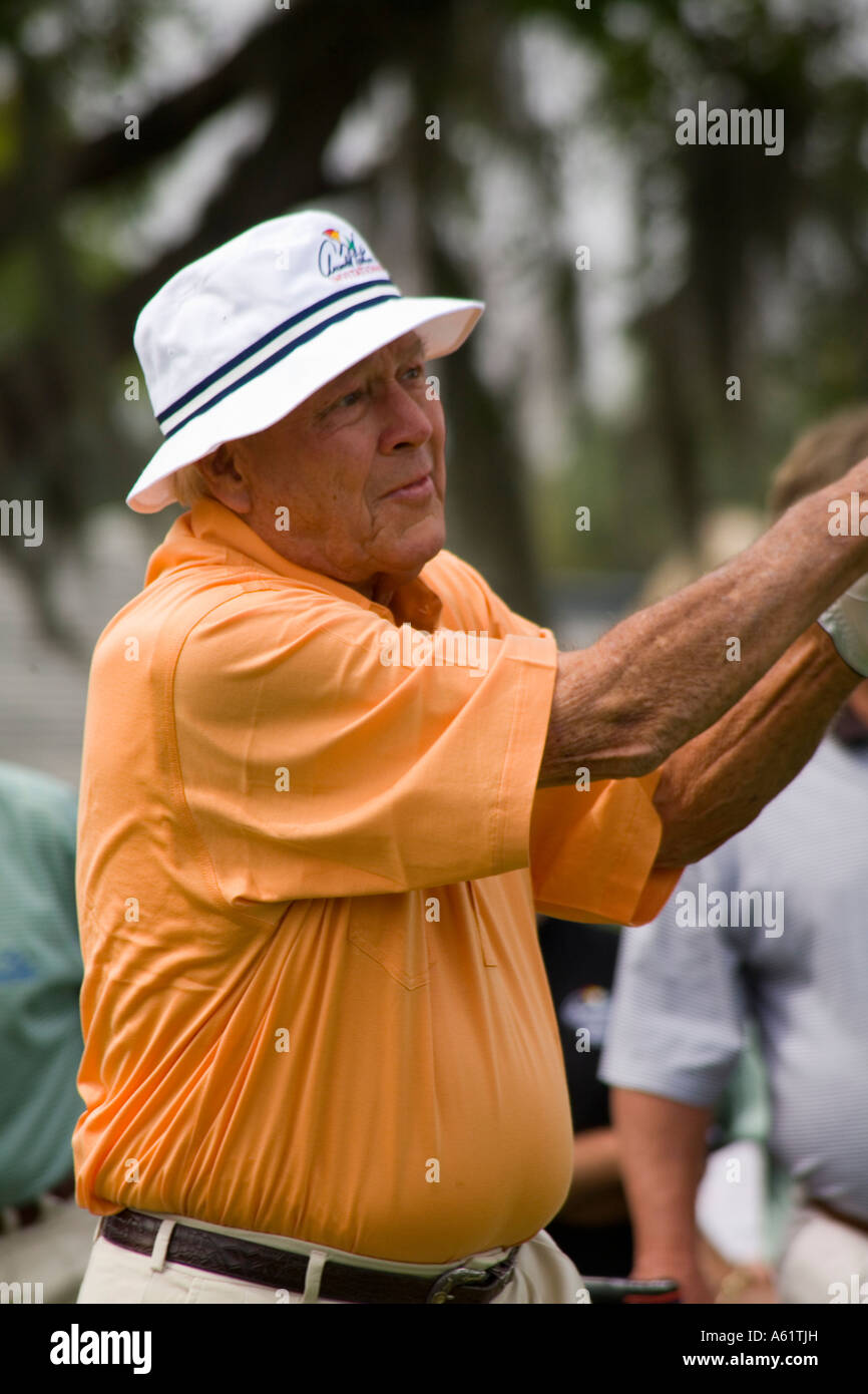 Arnold Palmer in his Bay Hill Invitational Golf Tournament Stock Photo