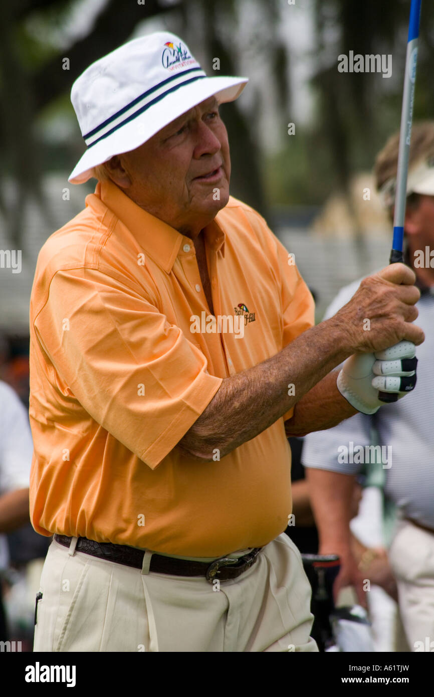 Arnold Palmer in his Bay Hill Invitational Golf Tournament Stock Photo