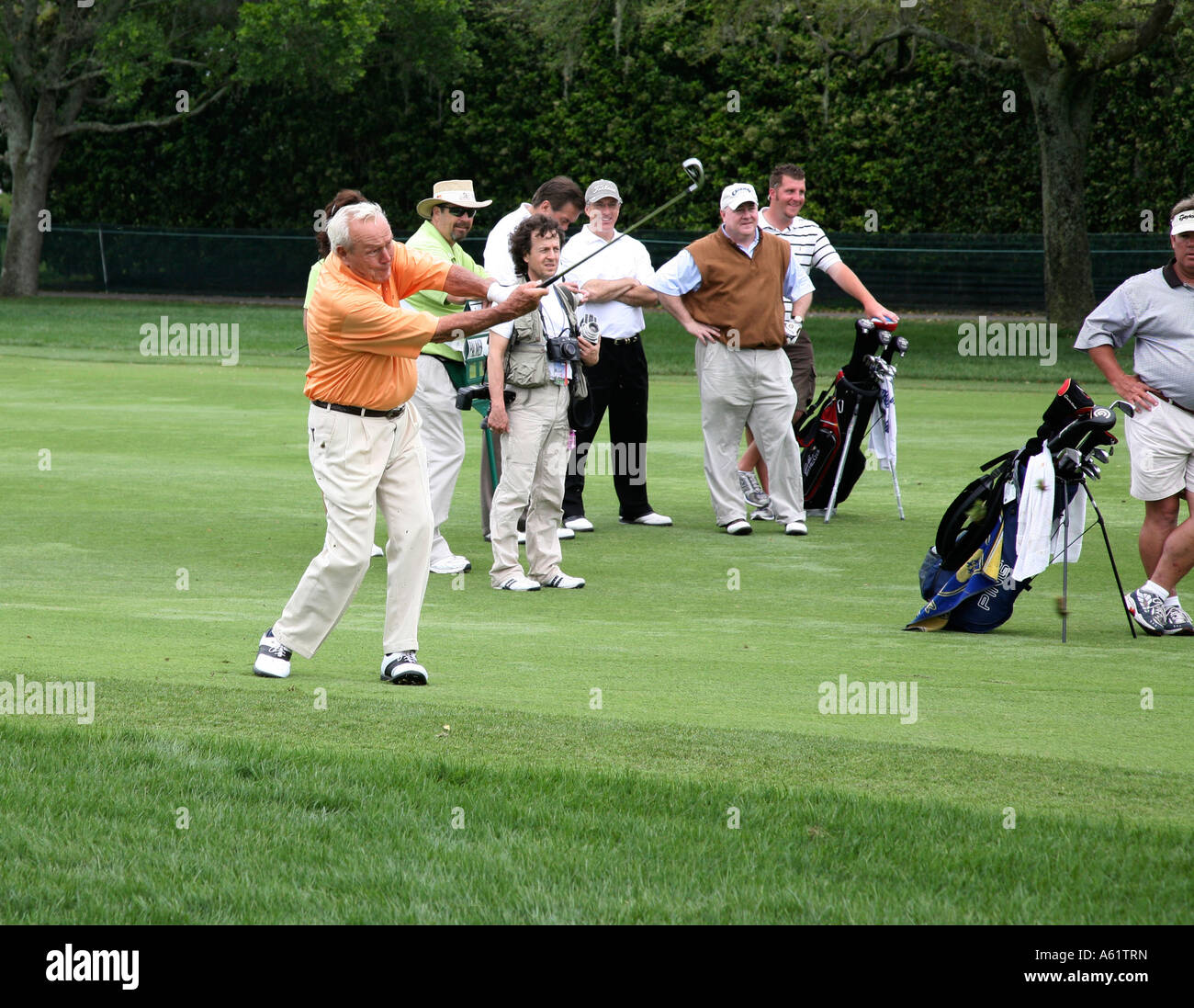 Arnold Palmer in his own Bay Hill Golf Tournament Stock Photo Alamy