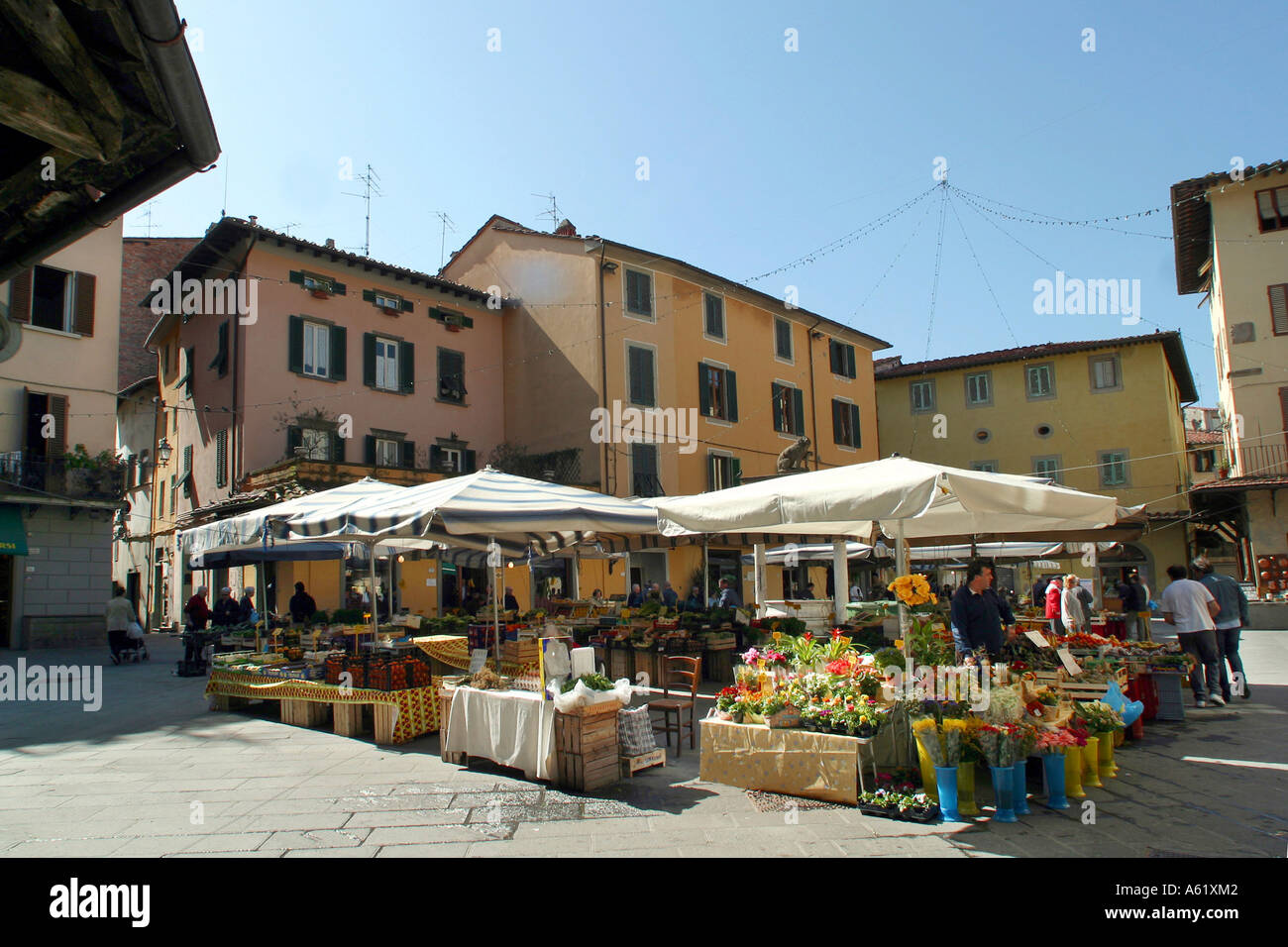Market Pistoia Tuscany Italy Stock Photo Alamy